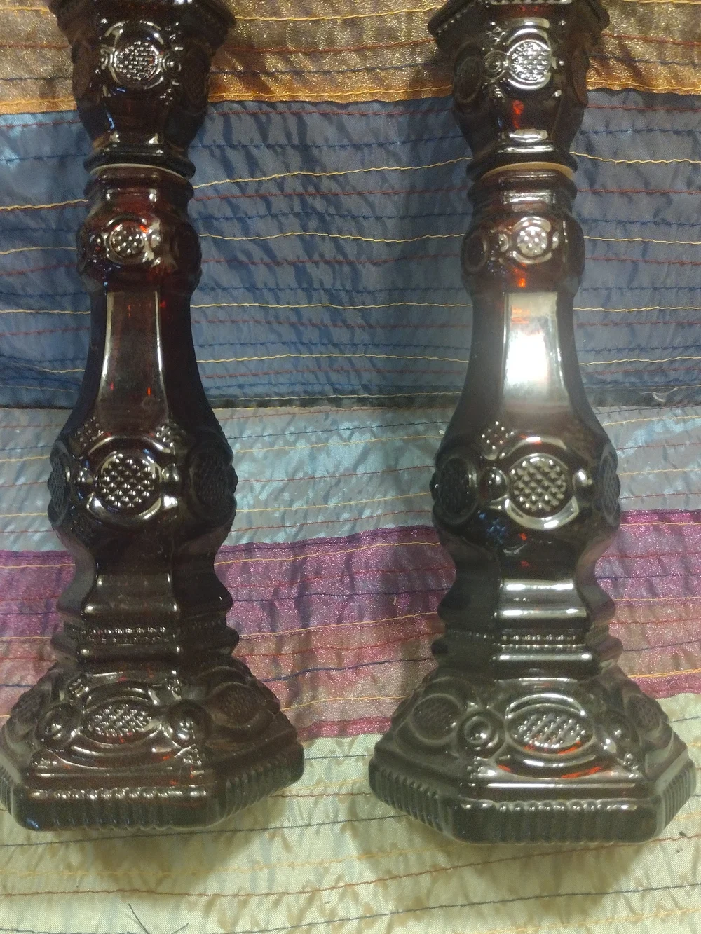 Vintage Gothic Avon Cape Cod Candlesticks